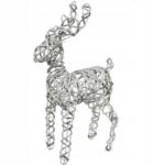 H&S Decoration Rénszarvas Fonott Rattan Hópelyhes Boho Akkumulátor (AMZ101860)