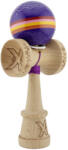 Flippy Kendama X Originala, Profesionala, Flippy, NIGHT SKY, Super Sticky cu Cupe Mari KING SIZE V3, Gaura in Baza, Rulment Metalic, din lemn 18 cm, Ata 62 65 cm, Mov (teo-165797)