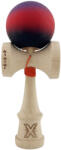 Flippy Kendama X Originala, Profesionala, Flippy, Big Cups V2, Rubber Grip cu Cupe Mari, Rulment Metalic cu Ata 55 cm, Mov Rosu Negru (teo-164194)