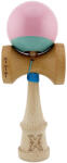 Flippy Kendama X Originala, Profesionala, Flippy, Big Cups V2, Super Sticky cu Cupe Mari, Rulment Metalic, din lemn 18 cm, Ata 55 cm, Roz Verde (teo-164633)