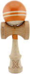 Flippy Kendama X Rainbow Originala, Profesionala, Flippy, Big Cups V2, Super Sticky cu Cupe Mari, Rulment Metalic, din lemn 18 cm, Ata 55 cm, Portocaliu Maro (teo-164361)