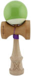 Flippy Kendama X Originala, Profesionala, Flippy, Big Cups V2, Super Sticky cu Cupe Mari, din lemn 18 cm, Rulment Metalic cu Ata 55 cm, Verde deschis Alb (teo-164629)