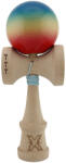 Flippy Kendama X Originala, Profesionala, Flippy, Big Cups V2, Super Sticky Cupe Mari, Rulment Metalic cu Ata 55 cm, Rosu Galben Albastru (teo-164127)