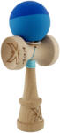 Flippy Kendama X Originala, Profesionala, Flippy, Rubber Grip, Cupe Mari KING SIZE V3, Gaura in Baza, Rulment Metalic, din lemn 18 cm, Ata 62 65 cm, Bicolor Albastru Albastru deschis (teo-165093)