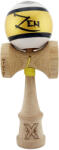 Flippy Kendama X ZEN Originala, Profesionala, Flippy, Big Cups V2, Super Sticky Legendary Cupe Mari, Rulment Metalic cu Ata 55 cm, Auriu Alb (teo-164138)