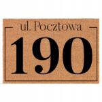 TabPrint Lábtörlő Bejárati Kókusz Bézs 40X60 Sláger Lakóhely: Utca És Szám (ZAMIESZKANIE: ULICA I NUMER)