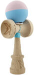 Flippy Kendama X Originala, Profesionala, Flippy, Rubber Grip, Cupe Mari KING SIZE V3, Gaura in Baza, Rulment Metalic, din lemn 18 cm, Ata 62 65 cm, Bicolor Roz Bleu (teo-165178)