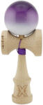 Flippy Kendama X Originala, Profesionala, Flippy, Big Cups V2, Super Sticky cu Cupe Mari, din lemn 18 cm, Rulment Metalic cu Ata 55 cm, Mov Alb (teo-164440)