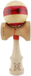 Flippy Kendama X FREQUENCY Originala, Profesionala, Flippy, Big Cups V2, Super Sticky cu Cupe Mari, Rulment Metalic, din lemn 18 cm, Ata 55 cm, Rosu Maro (teo-164278)