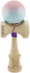 Flippy Kendama X Originala, Profesionala, Flippy, Big Cups V2, Super Sticky cu Cupe Mari, din lemn 18 cm, Rulment Metalic cu Ata 55 cm, Roz Albastru deschis (teo-164432)