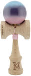 Flippy Kendama X Originala, Profesionala, Flippy, Big Cups V2, Super Sticky cu Cupe Mari, din lemn 18 cm, Rulment Metalic cu Ata 55 cm, Albastru Mov Roz (teo-164431)