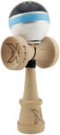 Flippy Kendama X Originala ROYAL SPIKE, Profesionala, Flippy, Cupe Mari KING SIZE V3, Super Sticky, Gaura in Baza, Rulment Metalic, din lemn 18 cm, Ata 62 65 cm, Inel Albastru deschis (teo-164326)