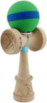 Flippy Kendama X Originala, Profesionala, Flippy, Cupe Mari KING SIZE V3, Rubber Grip, Gaura in Baza, Rulment Metalic, din lemn 18 cm, Ata 62 65 cm, M Verde Albastru Verde (teo-165102)