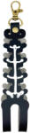 Flippy Husa pentru Kendama, Flippy, tip Pandativ Breloc, Imprimeu Skull, din Piele Ecologica, 26 x 3.2 cm, Negru (teo-164982)