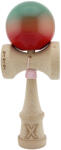 Flippy Kendama X Originala, Profesionala, Flippy, Big Cups V2, Super Sticky Cupe Mari, Rulment Metalic cu Ata 55 cm, Rosu Verde (teo-164130)