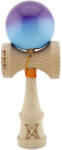 Flippy Kendama X Originala, Profesionala, Flippy, Big Cups V2, Super Sticky cu Cupe Mari, din lemn 18 cm, Rulment Metalic cu Ata 55 cm, Mov Albastru (teo-164434)