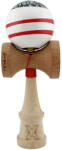 Flippy Kendama X CHICANOS Originala, Profesionala, Flippy, Big Cups V2, Super Sticky cu Cupe Mari, Rulment Metalic, din lemn 18 cm, Ata 55 cm, Negru Alb (teo-164569)