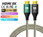Prestige Charge Cablu HDMI 2.1 8k@60hz/4k@144hz, PRESTIGE CHARGE, 48Gbps, 3D, HDR Dinamic, Fibra Optica, Sunet Audio 7.1 Panoramic, Premium Rezistent, 30m