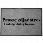 TabPrint Lábtörlő Bejárati Monokróm 40X60 Divatos Nyomtatás Stílus Ajándék Dekoráció (WYCIERACZKA MOCNA SZARA STYL MONOCHROM TRWAŁA)