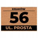 TabPrint Lábtörlő Bejárati Kókusz Sláger Ház/lakás Szám Város Utca (TWÓJ NUMER DOMU/MIESZKANIA MIASTO ULICA)