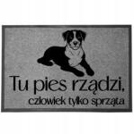 TabPrint Lábtörlő Bejárati Monokróm 40X60 Nyomtatott Ajándék Dekoráció Divatos Stílus (WYCIERACZKA SZARA MONOCHROM TRWAŁA STYL MOCNA)