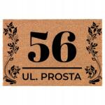 TabPrint Lábtörlő Az Ajtó Alá A Ház/lakás Száma, Utca (TWÓJ NUMER DOMU/MIESZKANIA, ULICA)