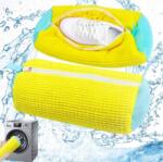 CE Zsák Mosóháló Cipő Mosógép Mikroszálas Sárga Tasak (X0026B8YUH)