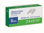 Tetis Irodai acél tűzőkapcsok 24/8 GZ101-D Tetis