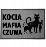 TabPrint Lábtörlő Bejárati Monokróm 40X60 Nyomtatás Divatos Stílus Ajándék Dekoráció (WYCIERACZKA SZARA MOCNA STYL MONOCHROM TRWAŁA)