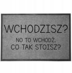 TabPrint Lábtörlő Bejárati Monokróm 40X60 Ajándék Stílus Dekoráció Nyomtatás Divatos (WYCIERACZKA MONOCHROM STYL TRWAŁA SZARA MODNA)