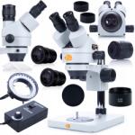 Rosfix Sztereoszkópikus Trinokuláris Mikroszkóp Rosfix Megvilágító 56X Lencse 0, 5X (ZESTAW-A5BC-130FF)