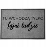 TabPrint Lábtörlő Bejárati Monokróm 40X60 Dekoráció Stílus Ajándék Nyomtatás Divatos (WYCIERACZKA TRWAŁA STYL MONOCHROM SZARA MOCNA)