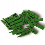 KTW Office Dekoráció Gemkapocs fa csat 3, 5cm zöld (900081)