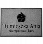 TabPrint Lábtörlő Bejárati Monokróm 40X60 Ajándék Nyomtatás Tartós Dekoráció Stílus (WYCIERACZKA MONOCHROM SZARA MOCNA TRWAŁA STYL)