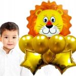 Galaxy Lufik Gyerekeknek Oroszlánkirály Csillagok Születésnapi Lufi Szett 9db-os Hélium