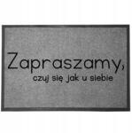 TabPrint Lábtörlő Bejárati Monokróm 40X60 Stílus Nyomtatás Divatos Ajándék Dekoráció (WYCIERACZKA STYL SZARA MOCNA MONOCHROM TRWAŁA)