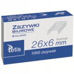 Tetis Irodai tűzőkapcsok 26/6 1000 db
