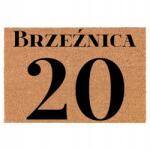 TabPrint Lábtörlő Bejárati Kókusz Bézs Utcai Sláger Számmal A Házban/lakásban (ULICA Z NUMEREM W DOMU/MIESZKANIU)