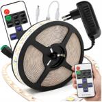 Berge Led szalag 5m 12V 24W Dimmer Távirányító Tápegység Háttérvilágítás Készlet (Taśma LED 5m 12V Neutralna 24W)