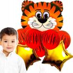 Galaxy Tigris Csillag Lufi Szett Születésnapra 8 Db-os Héliumos