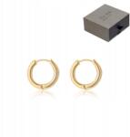  Fülbevaló Ezüst Próba 925 Arany karika (HJY012)