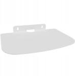 MT3CH Tömör fém polc rendszerező fali akasztós loft könyvespolc fehér (MR/U/15B)