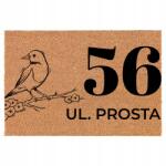 TabPrint Lábtörlő Bejárati Kókusz 40X60 A Ház/lakás Száma Utca (TWÓJ NUMER DOMU/MIESZKANIA ULICA)