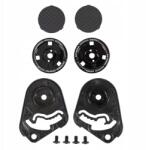 Shark Spártai Kereső Mechanika Sisakhoz Komplett Szett Pár Fekete