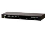 ATEN CS1308-AT-G switch-uri pentru tastatură, mouse și monitor (KVM) Raft pentru montat echipamente Negru (CS1308-AT-G)