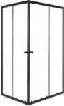 Kerra Olga SQ Element 90x100 fekete szögletes zuhanykabin tálca nélkül (OLGA-90X100-BL-EL-SOLO) - buildox