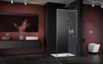 Radaway ? Modo F SL II Brushed Nickel Walk-in szálcsiszolt króm zuhanyfal 90 átlátszó jobbos