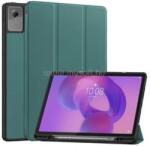 Gigapack Lenovo Idea Tab Plus GIGAPACK Tok álló, bőr hatású aktív FLIP, ceruza tartó, SÖTÉTZÖLD (GP-180684) (GP-180684)