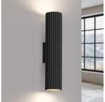 Brilagi - Aplica de perete LED CRESTO, 2 x GU10, 10 W, 230 V, 30 cm, negru (BG3521)