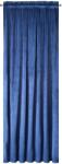 Eurofirany MELANIE Dekoratív függöny, Szalaggal, 140 x 270 cm, Sötétkék (373442)